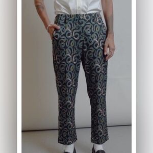 Wildfang Snake Crop Women's Unisex  Pants Tapered Office Chic Mod City 14